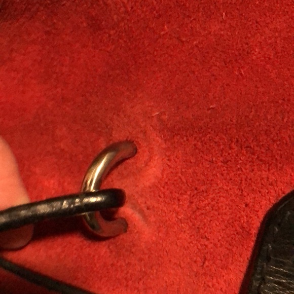 TODAY ONLY: Authentic MiuMiu Mini Red Black Suede Leather Handbag As IS - Picture 11 of 17